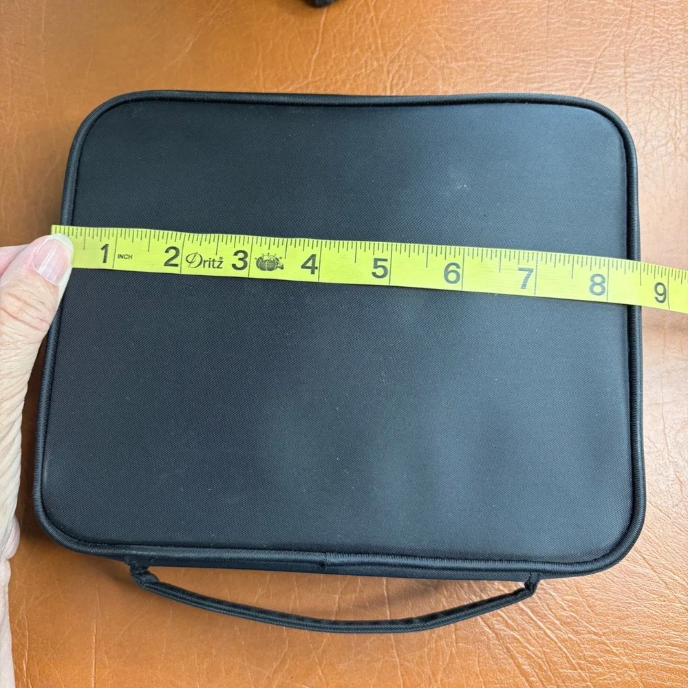 Bobbi Brown Black Makeup Travel Case Organizer Brush Holder Cosmetic Bag